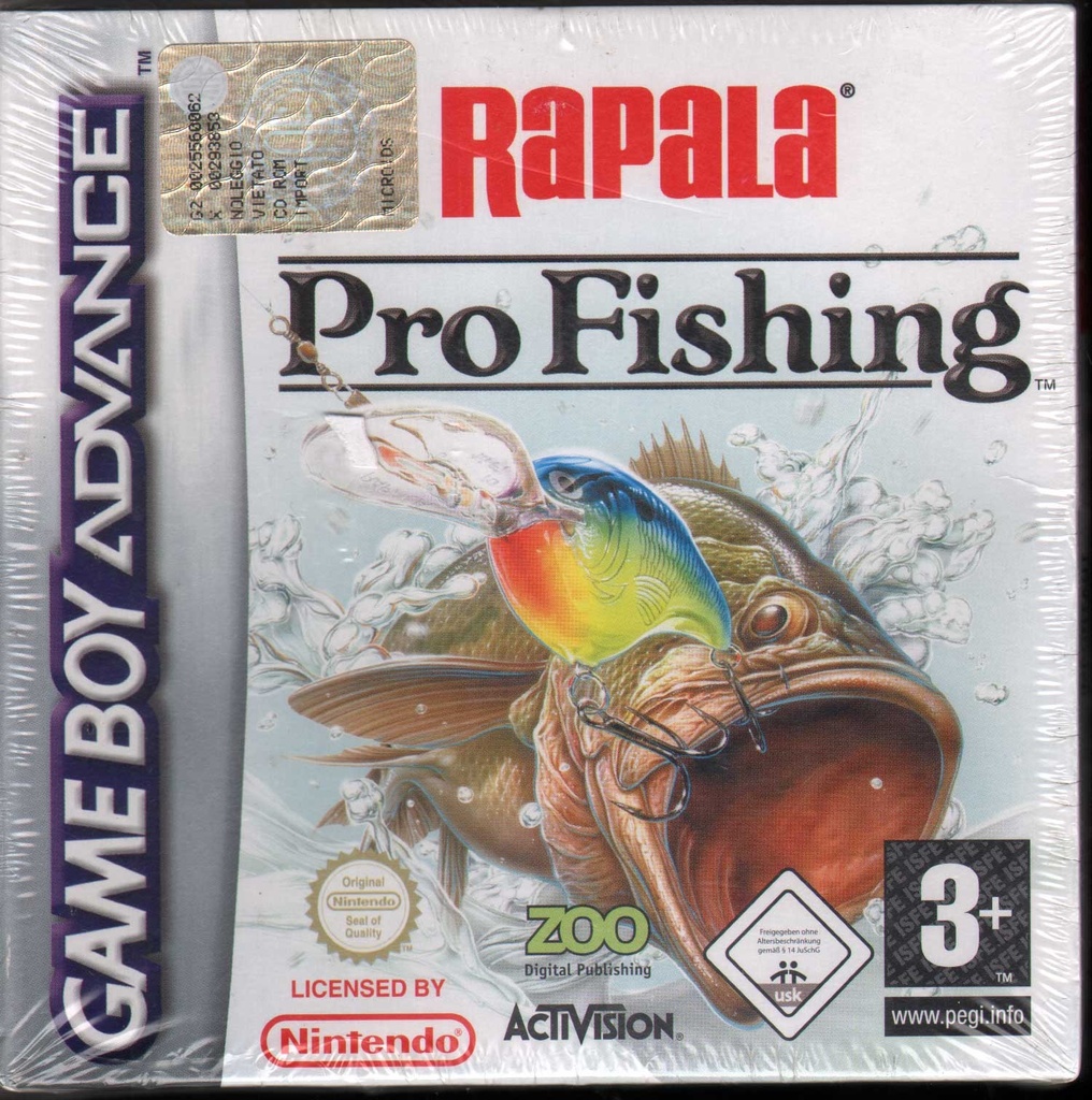 [5060034552901] Rapala Pro Fishing Videogioco Game Boy Advance GBA Activision Sigillato