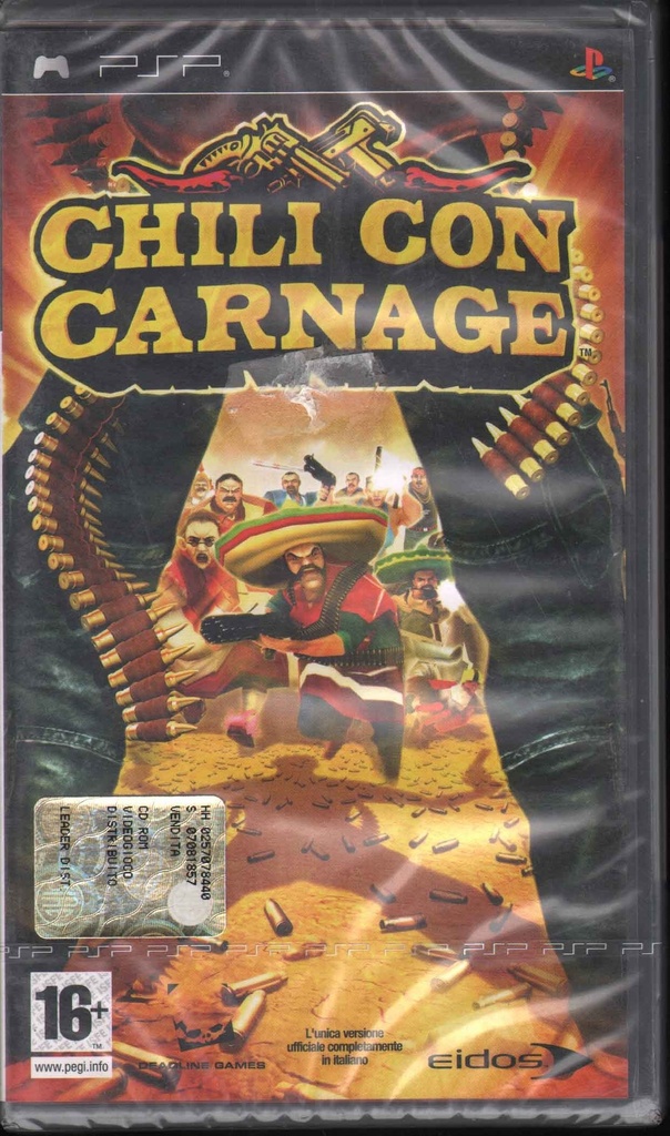 [5021290029163] Chili Con Carnage Videogioco PSP / Eidos Interactive Sigillato 5021290029163