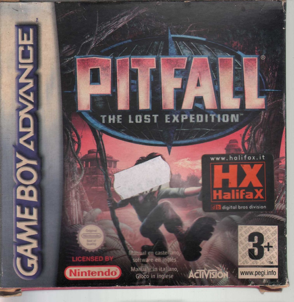[5030917021428] Pitfall The Lost Expedition Game Boy Advance GBA Nuovo 5030917021428