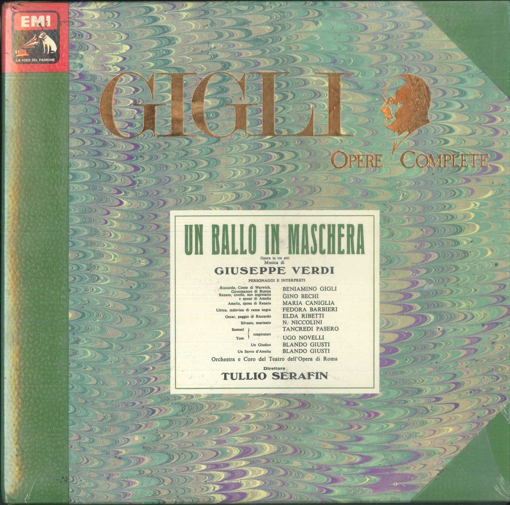 [1183925] Un Ballo In Maschera MC7 Musicassetta Tripla 3xMC Giuseppe Verdi