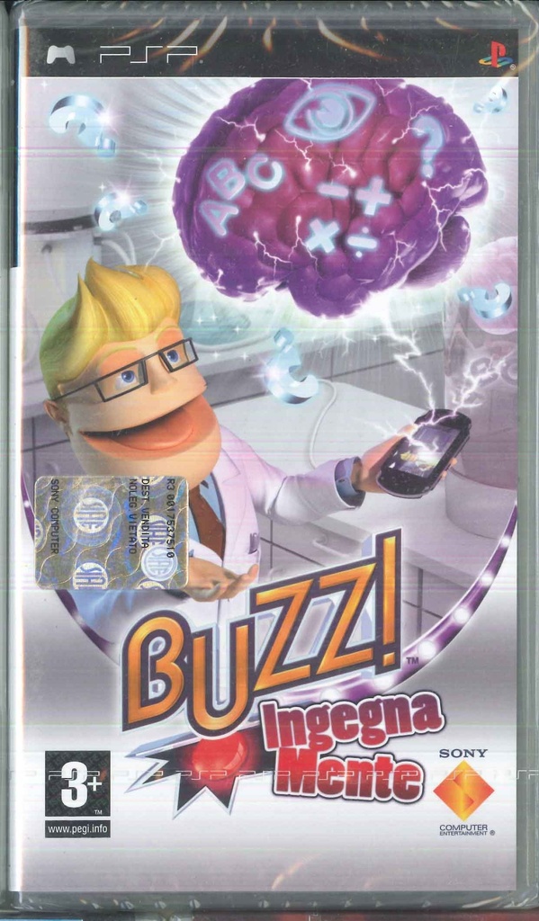 [0711719780854] Buzz Ingegnamente Videogioco PSP Sony Sigillato 0711719780854