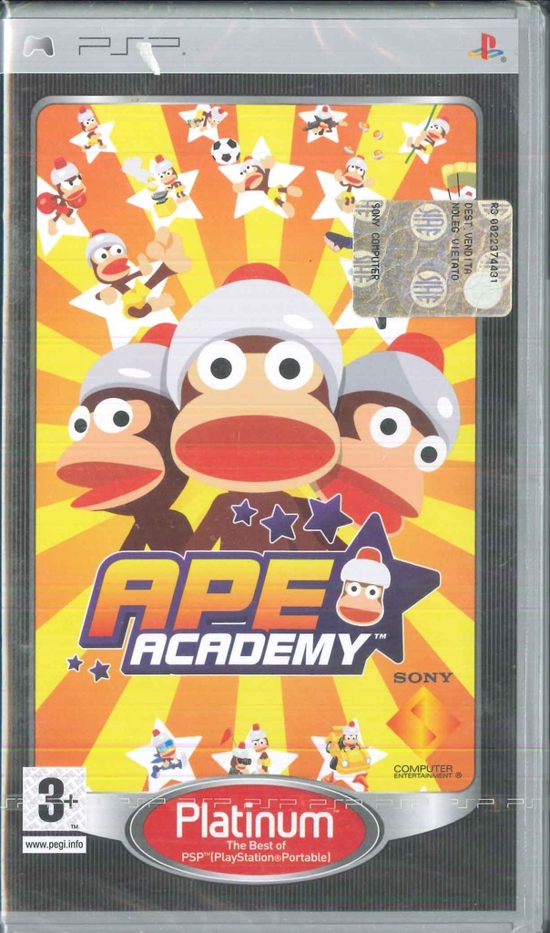[0711719181149] Ape Academy Platinum Videogioco PSP Sony Sigillato 0711719181149