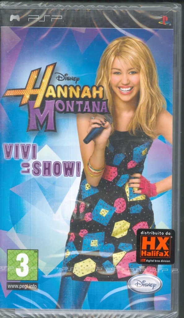 [8717418228064] Hannah Montana Vivi lo Show Videogioco PSP Disney Interactive Sigillato
