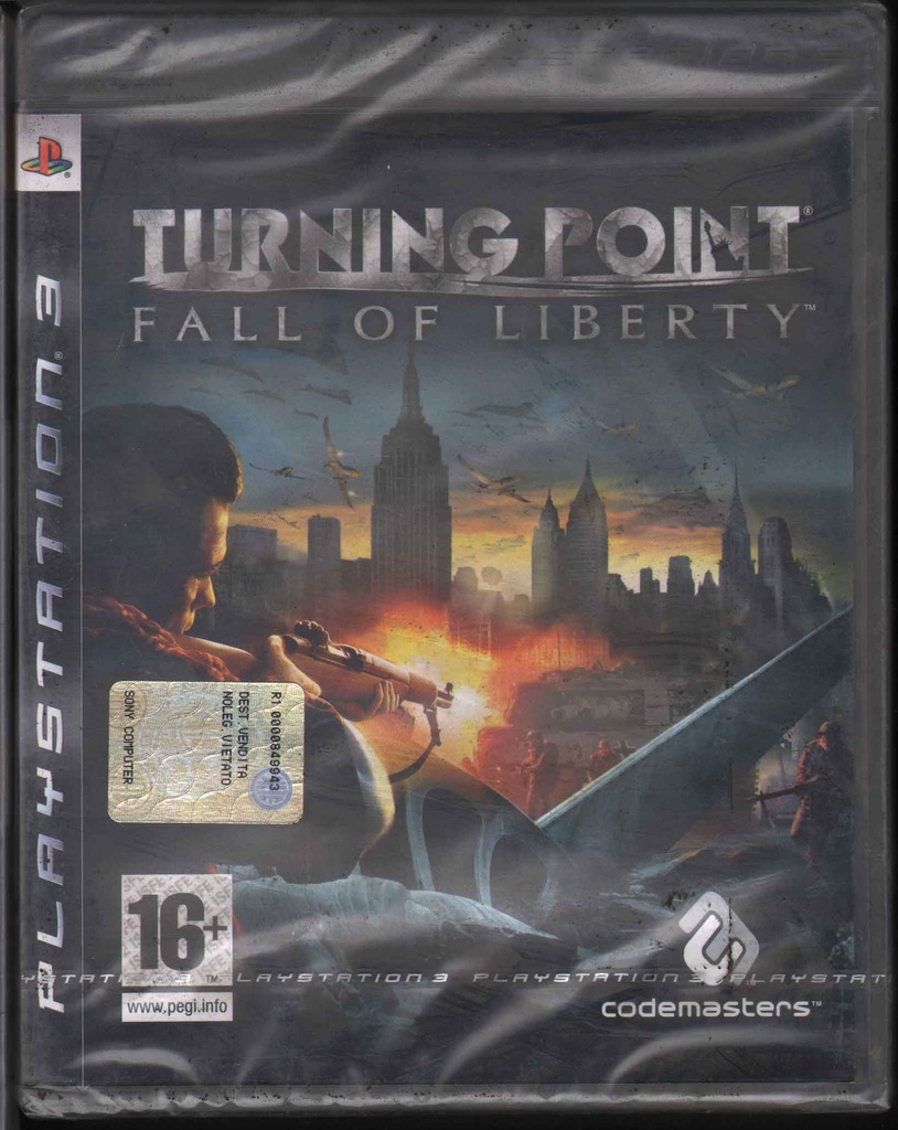 [5024866334852] Turning Point Fall Of Liberty Videogioco Playstation 3 PS3 Sigillato