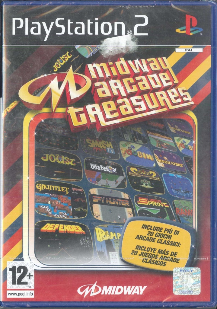 [5037930071539] Midway Arcade Treasures Videogioco Playstation 2 PS2 Leader Sigillato