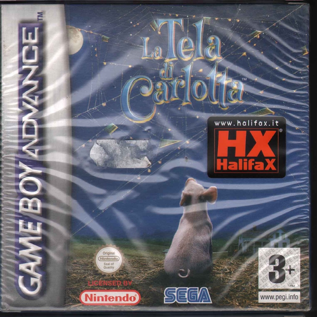 [5060138430402] La Tela di Carlotta Game Boy Advance GBA Sega Halifax Sigillato