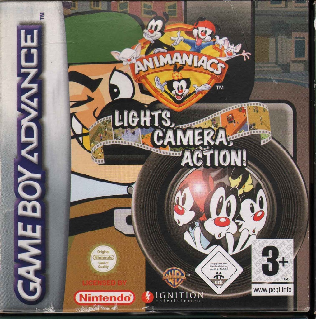 [5060050940409] Animaniacs Lights Camera Action Videogioco Game Boy / Ignition Nuovo