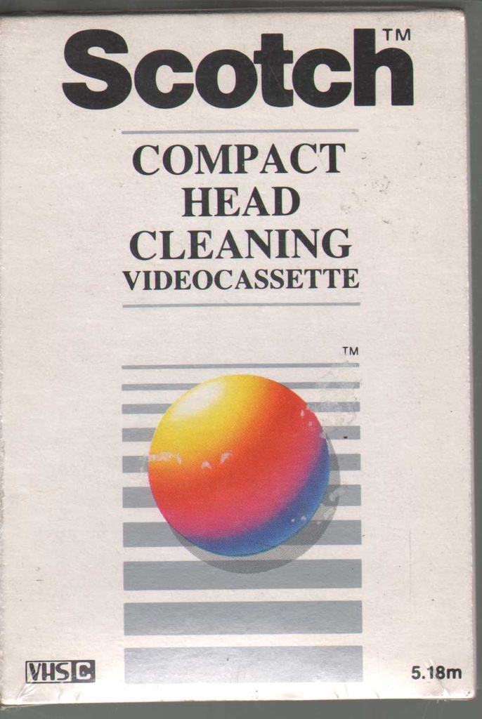 [5010027507388] Pulisci Testine Video Cassette VHSC Scotch Sigillata