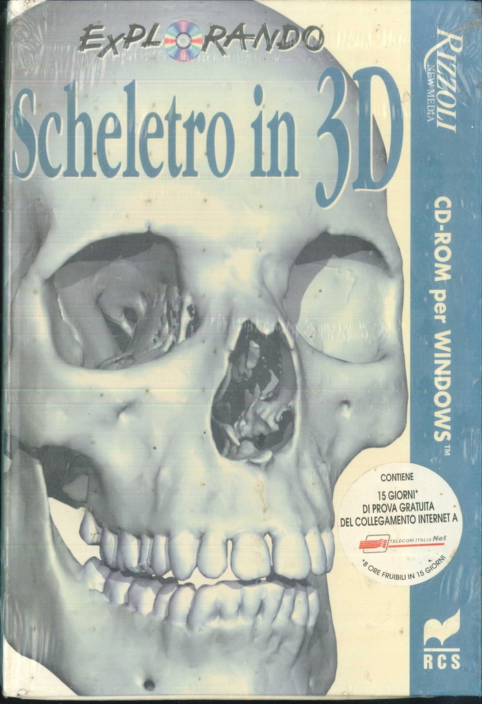 [8817930490] Scheletro In 3D Windows Videogioco Sigillato / Rizzoli New Media 8817930490