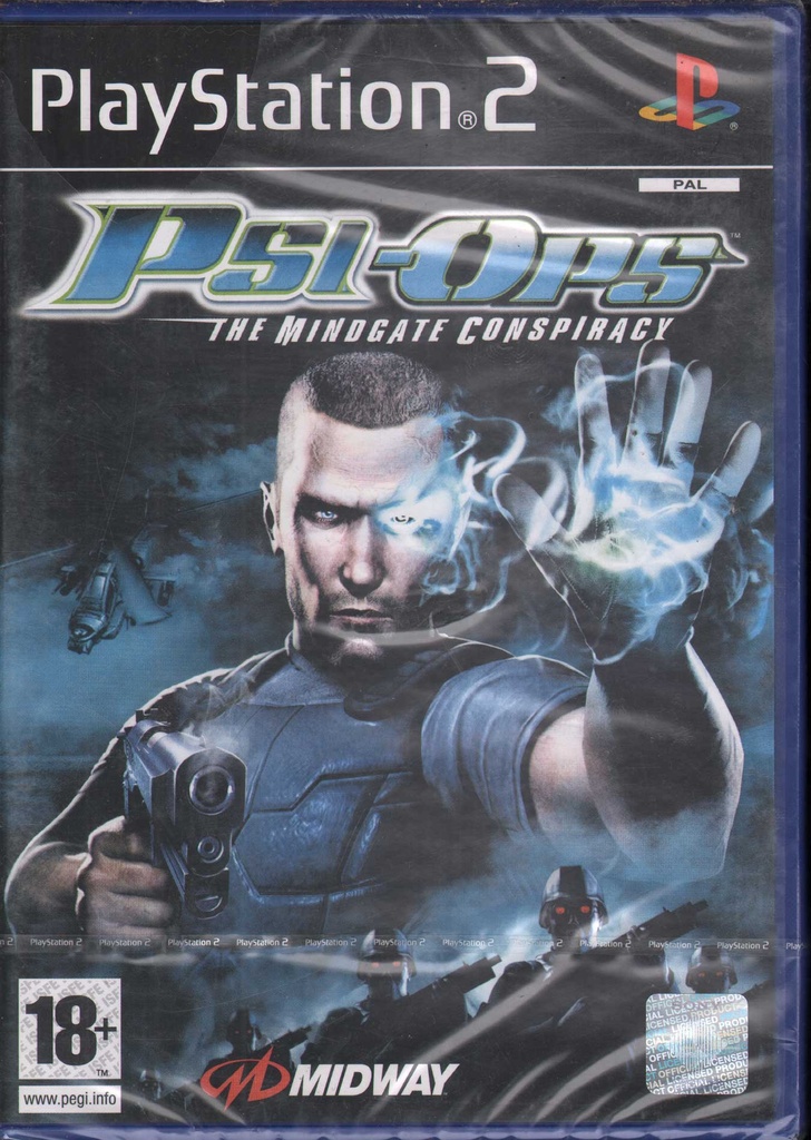 [5037930071829] Psi-Ops The Mindgate Conspiracy Videogioco Playstation 2 PS2 Midway Sigillato