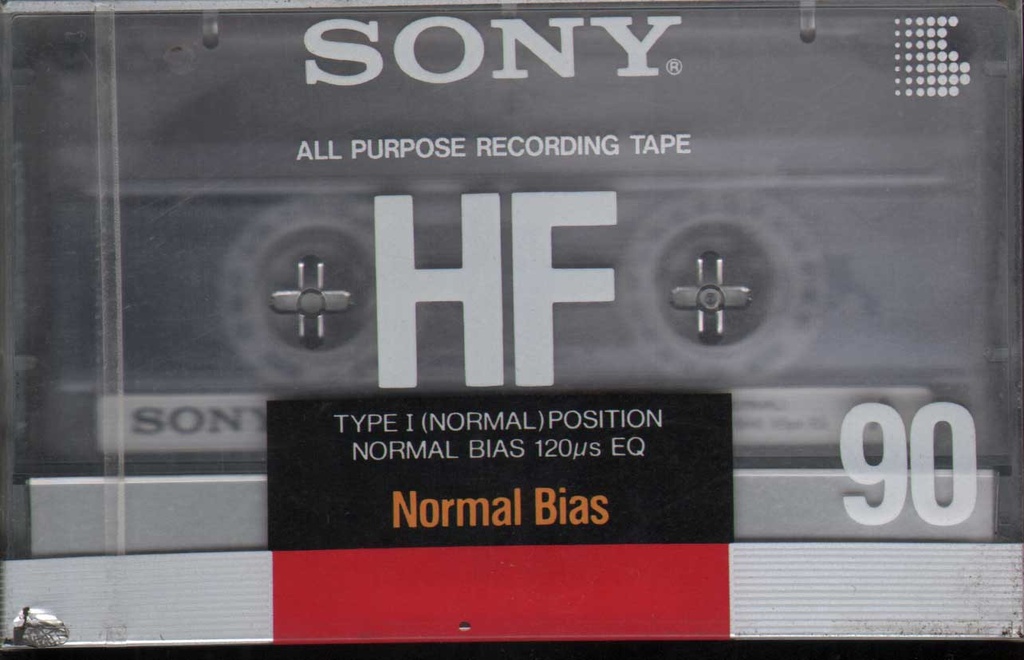 [0027242413177] Sony Normal Bias HF 90 Cassette Sigillata