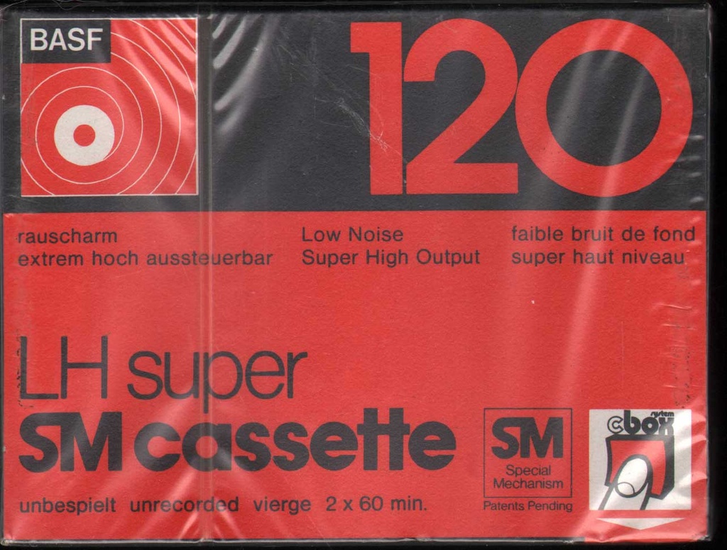 [LHSUPER120] BASF LH Super 120 SM Cassette Sigillata