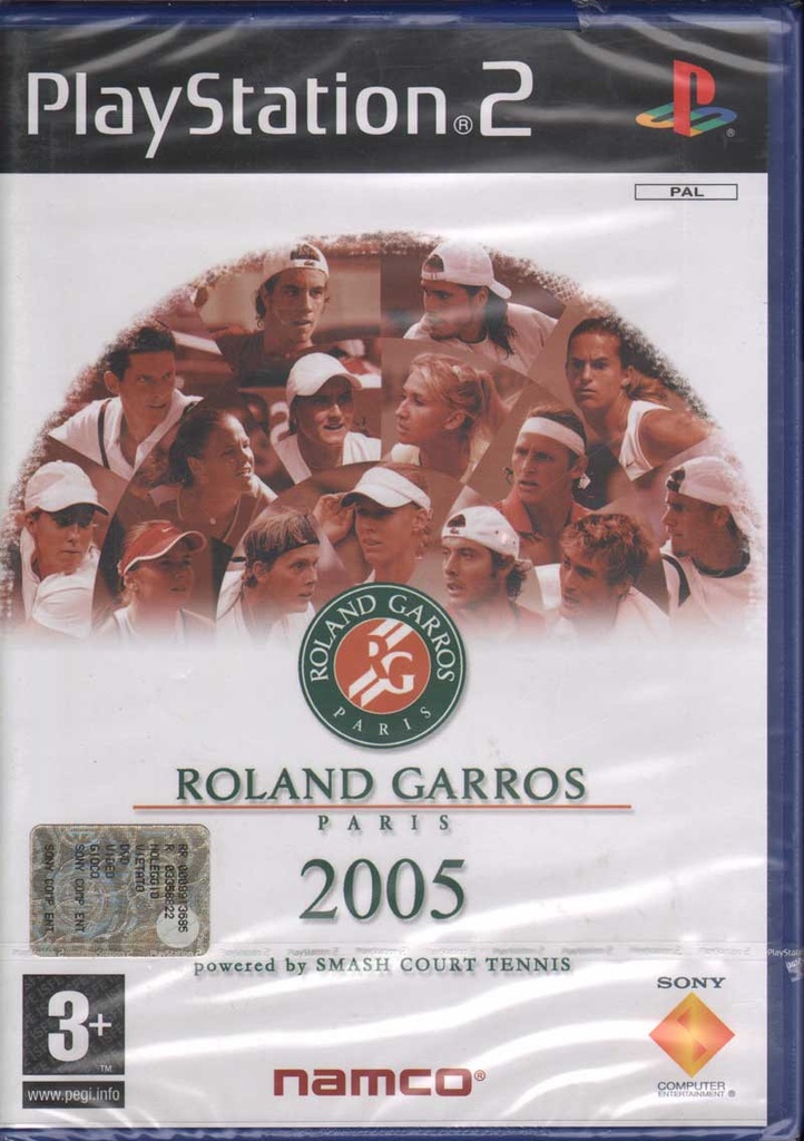 [0711719119319] Smash Court Tennis Roland Garros 2005 Playstation 2 PS2 Sony Sigillato