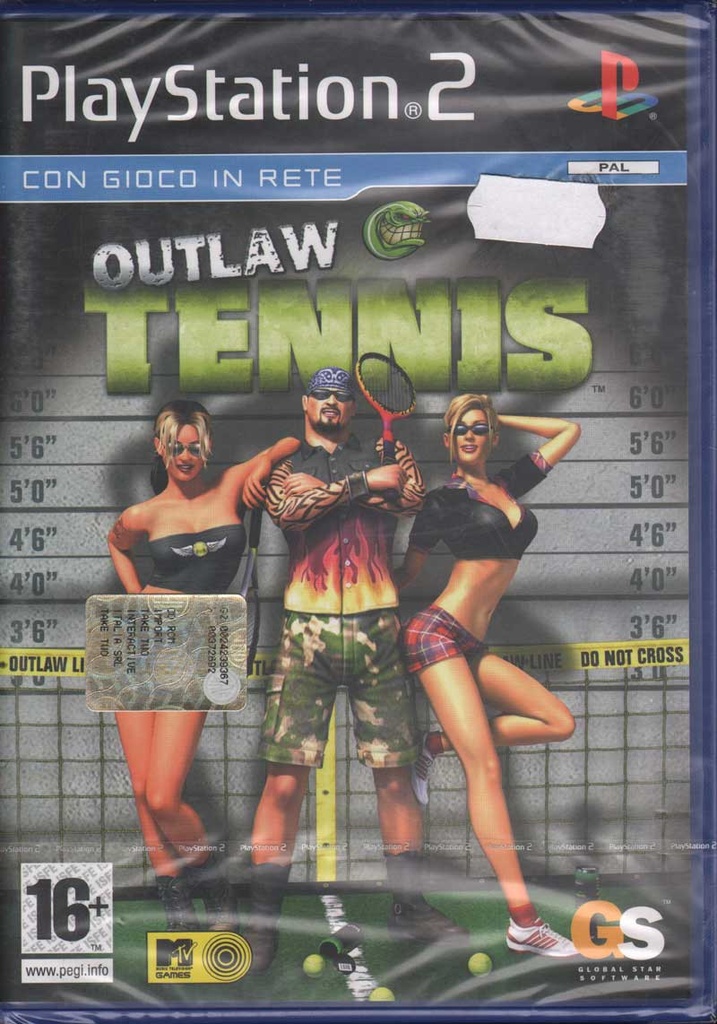 [5026555304214] Outlaw Tennis Playstation 2 PS2 Take Two Interactive Sigillato
