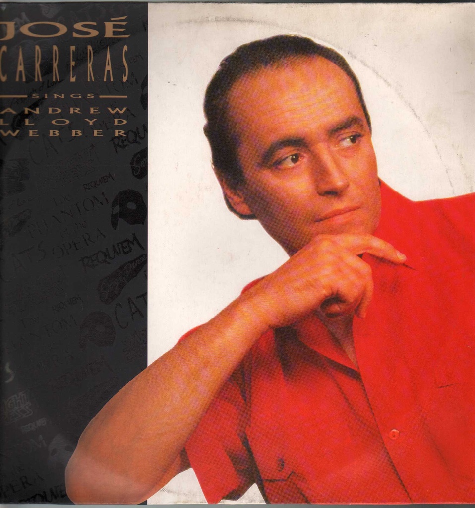 [0022925692412] José Carreras Sings Andrew Lloyd Webber Lp 33 Giri José Carreras