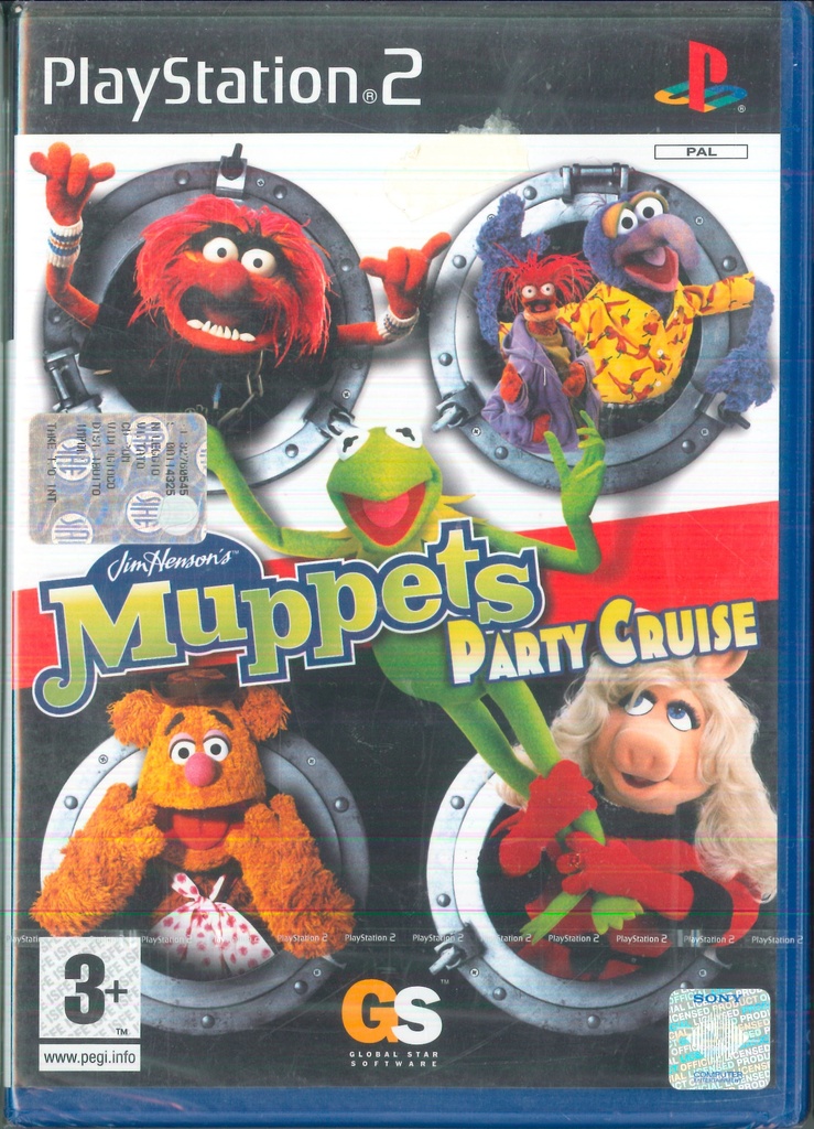 [5026555302227] Muppets Party Cruise Videogioco Playstation 2 PS2 Sigillato 5026555302227