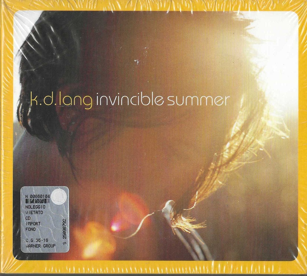 Invincible Summer CD Digipack K.D. Lang