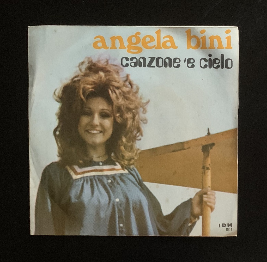 Canzone ‘e Cielo / Ombre D’à Sera Vinile 45 giri 7" Angela Bini