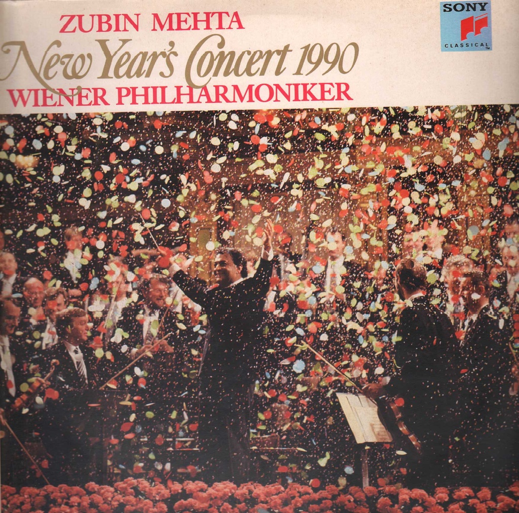 New Year's Concert 1990 Lp 33 Giri Mehta, Wiener Philharmoniker