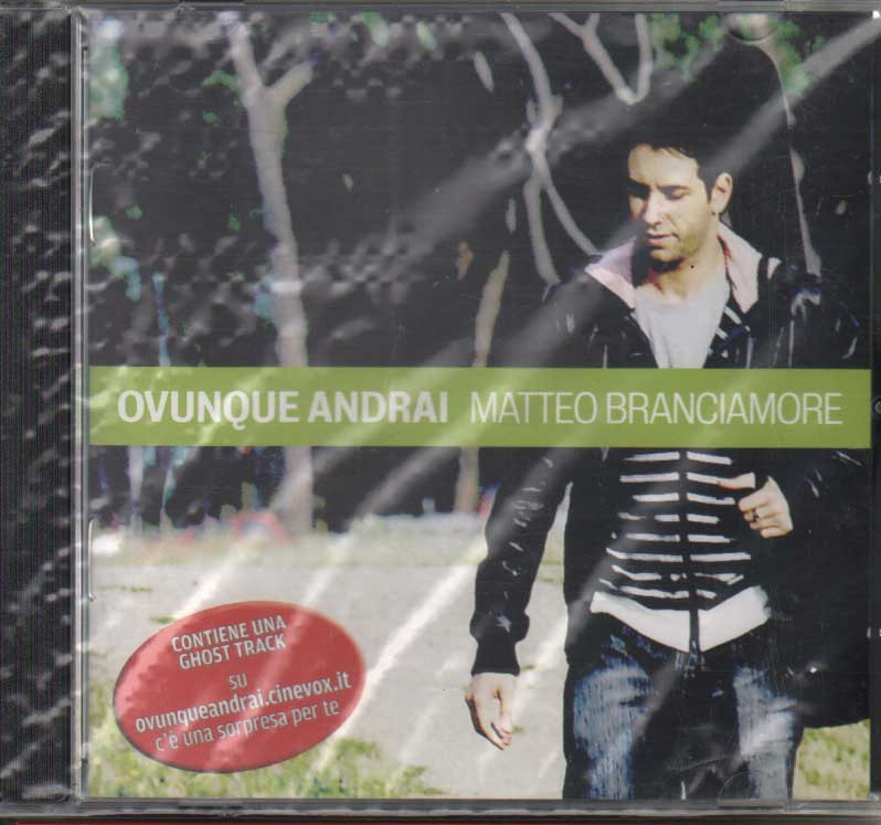 Ovunque Andrai CD Jewel Box Matteo Branciamore
