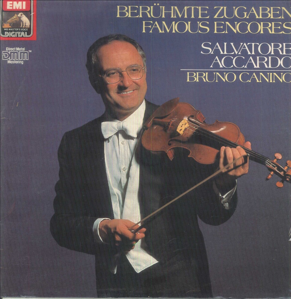 Famous Encores Berühmte Zugaben Lp 33 Giri Accardo, Canino