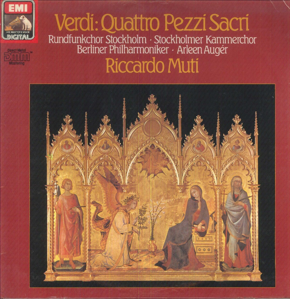 Quattro Pezzi Sacri Lp 33 Giri Muti, Verdi, Auger
