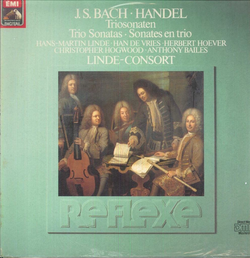 Trio Sonatas, Triosonatten, Sonates En Trio Doppio Lp 33 Giri Bach, Handel