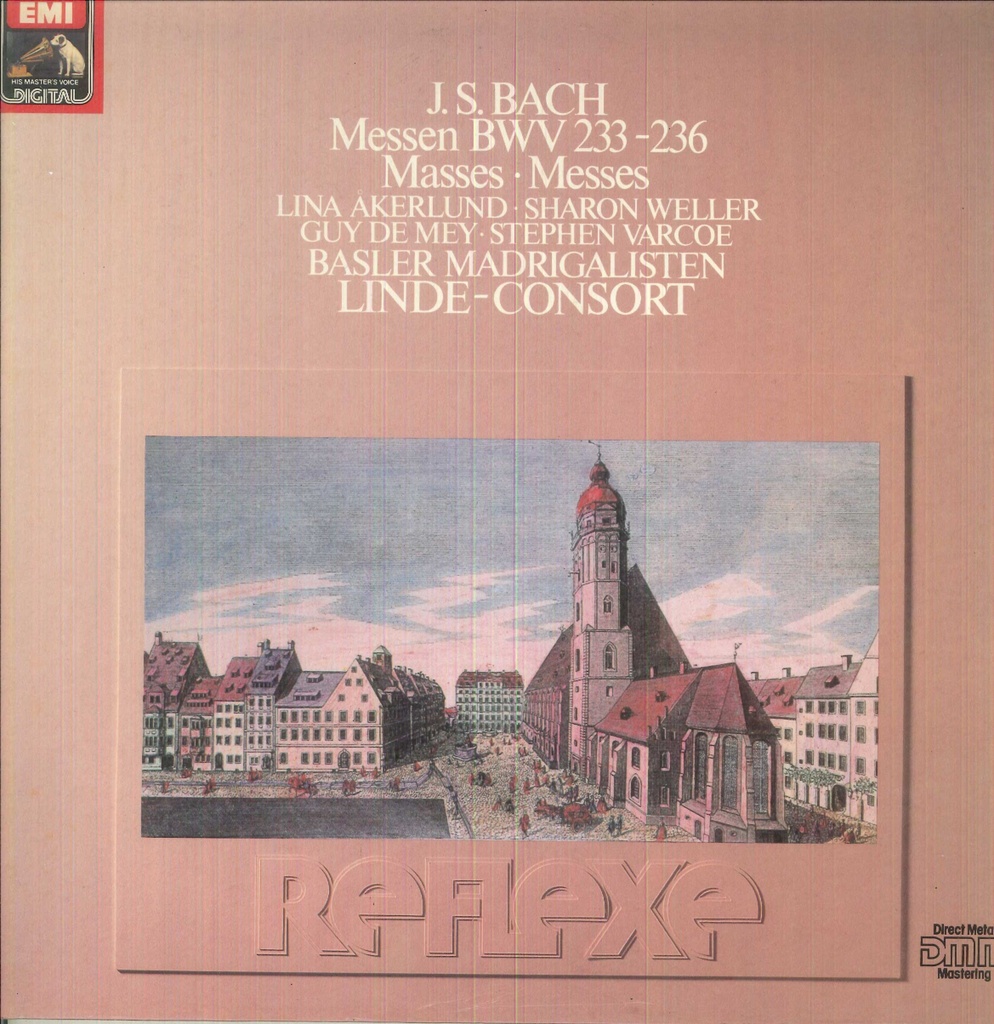 Messen BWV 233-236 ‧ Masses Doppio Lp 33 Giri Bach, Akerlund, Consort