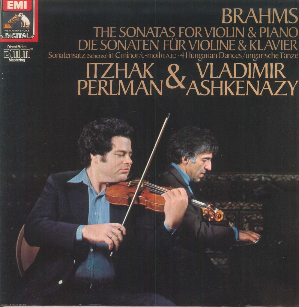 Violin Sonatas Doppio Lp 33 Giri Brahms, Perlman, Ashkenazy