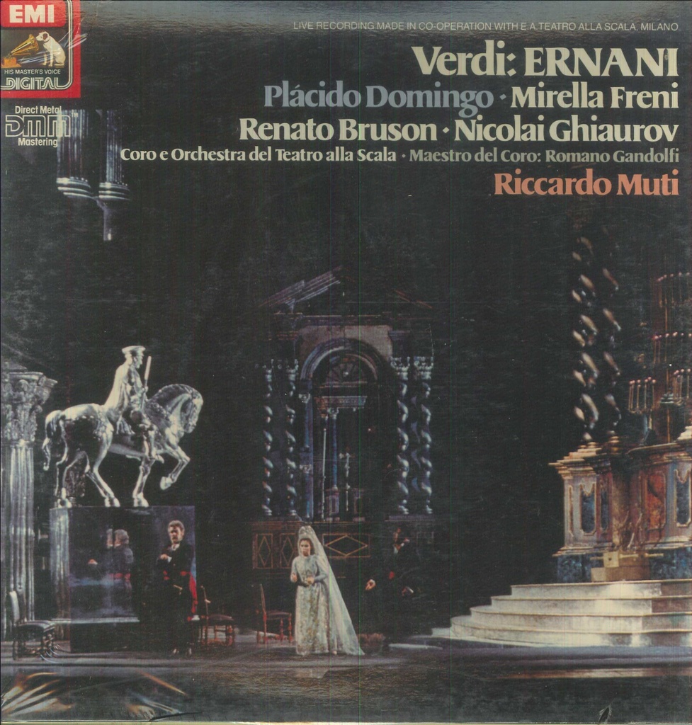 Ernani Box 3 Lp Verdi, Domingo, Muti