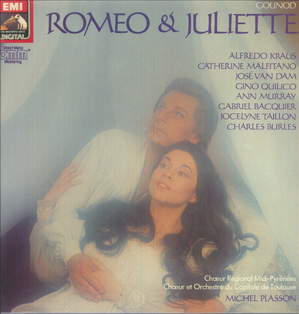 Gounod, Romeo & Juliette Box 3 Lp Kraus, Malfitano, Plasson