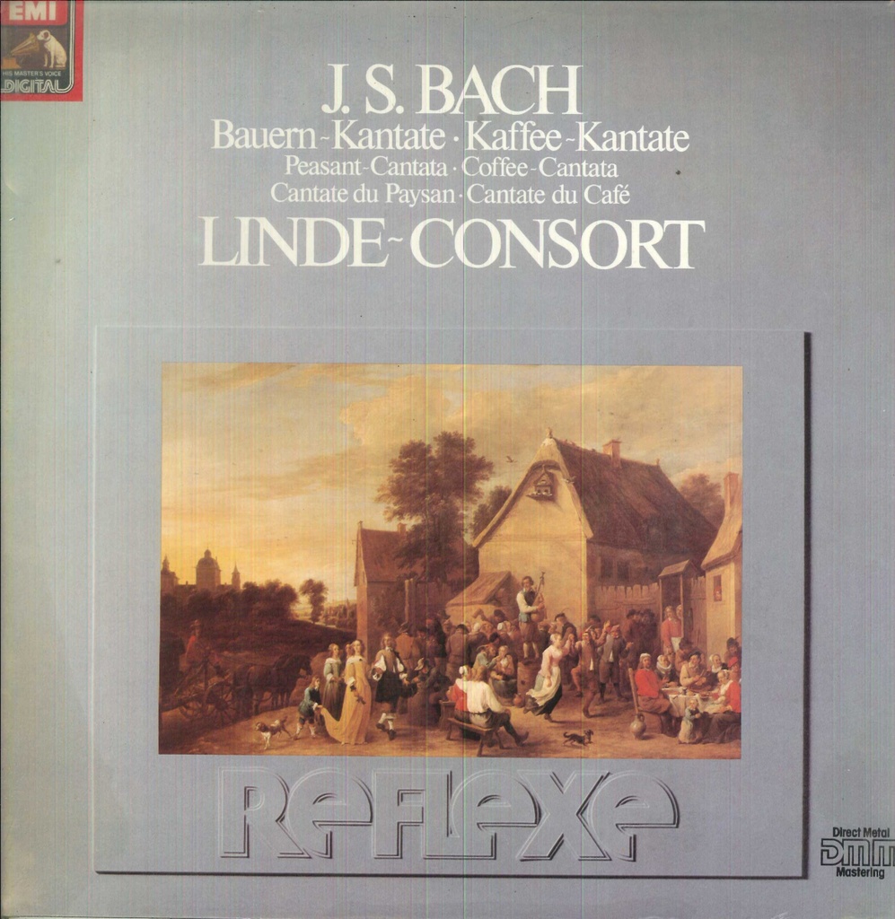 Bauern-Kantate / Kaffee-Kantate Lp 33 Giri Bach, Linde-Consort