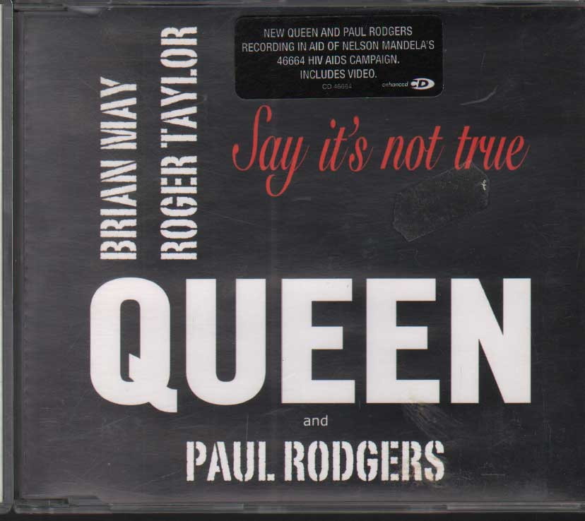 Say It's Not True CD's Singolo Jewel Box Queen And Paul Rodgers