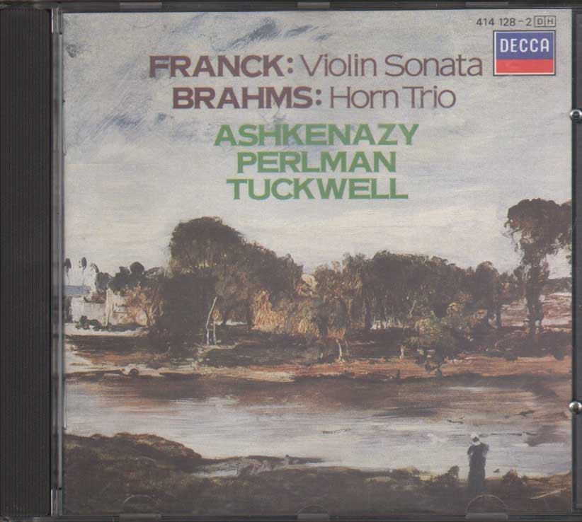 Violin Sonata, Horn Trio CD Jewel Box Franck, Brahms, Ashkenazy, Perlman, Tuckwell