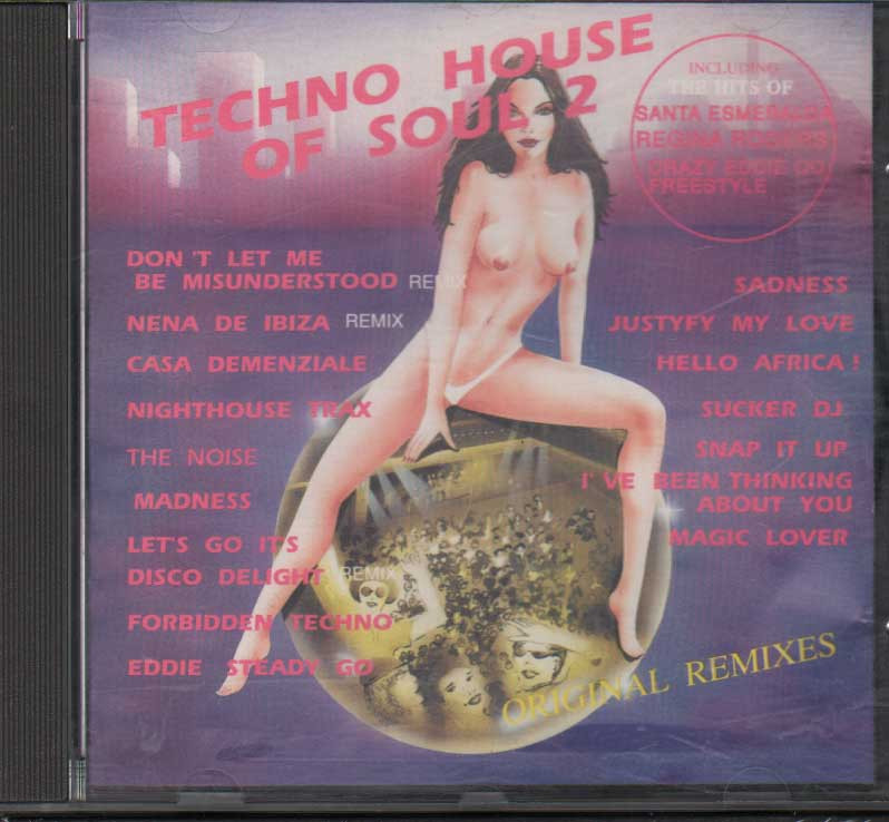 Techno House Of Soul 2 CD Jewel Box Various