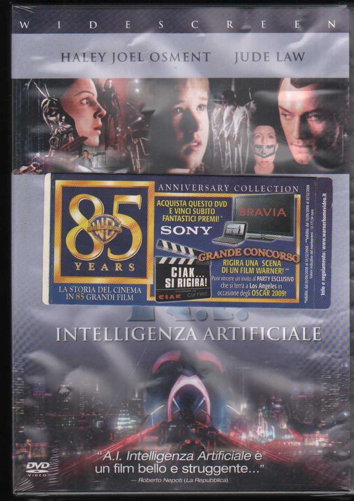 A.I. - Intelligenza Artificiale DVD Steven Spielberg / Sigillato 7321958213308