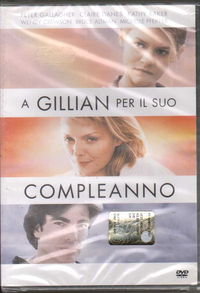 A Gillian Per Il Suo Compleanno DVD Michael Pressman / Sigillato 8013123023612