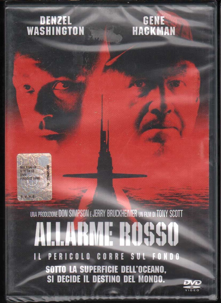 Allarme Rosso DVD Tony Scott / Sigillato 8007038050412