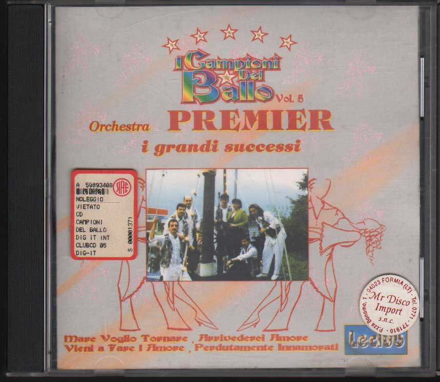 I Campioni Del Ballo Vol. 5 CD Jewel Box Orchestra Premier