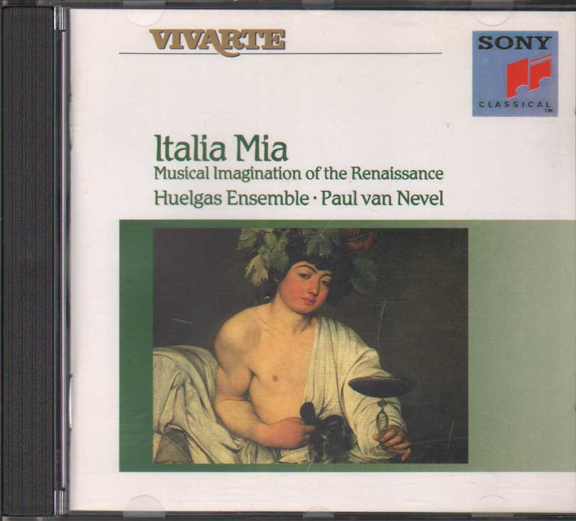 Italia Mia CD Jewel Box Huelgas Ensemble, Van Nevel