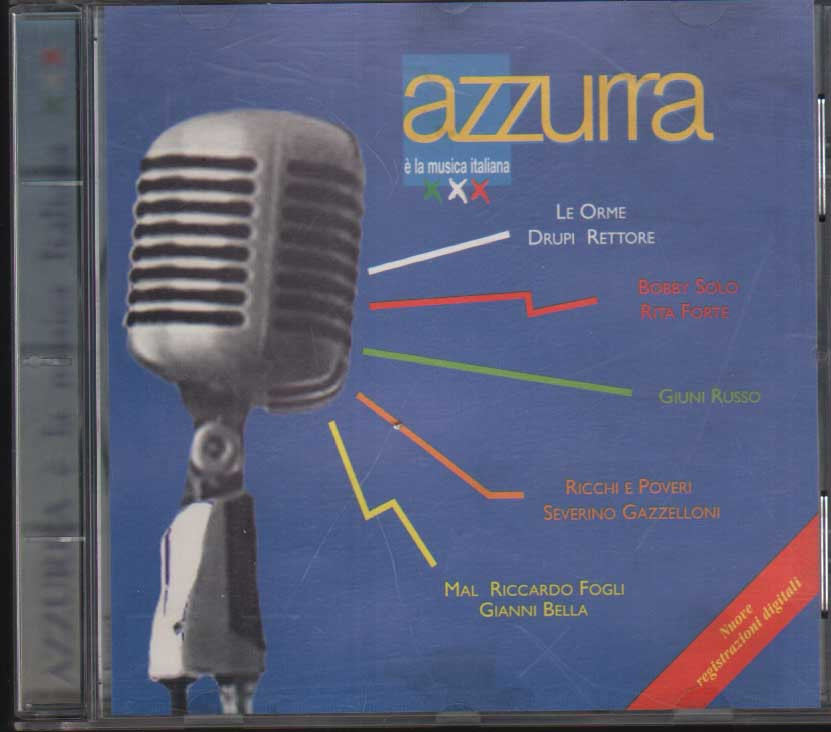 Azzurra E' La Musica Italiana CD Jewel Box Various