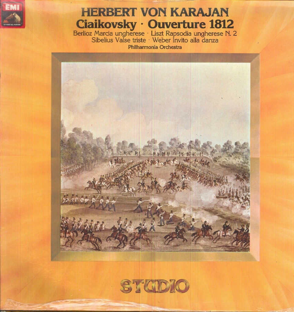 Ouverture 1812 / Marcia Ungherese Lp 33 Giri Karajan, Ciaikovsky