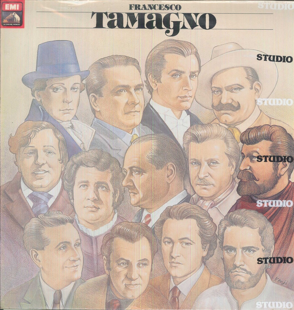 I Grandi Tenori Vol. 8 Lp 33 Giri Francesco Tamagno