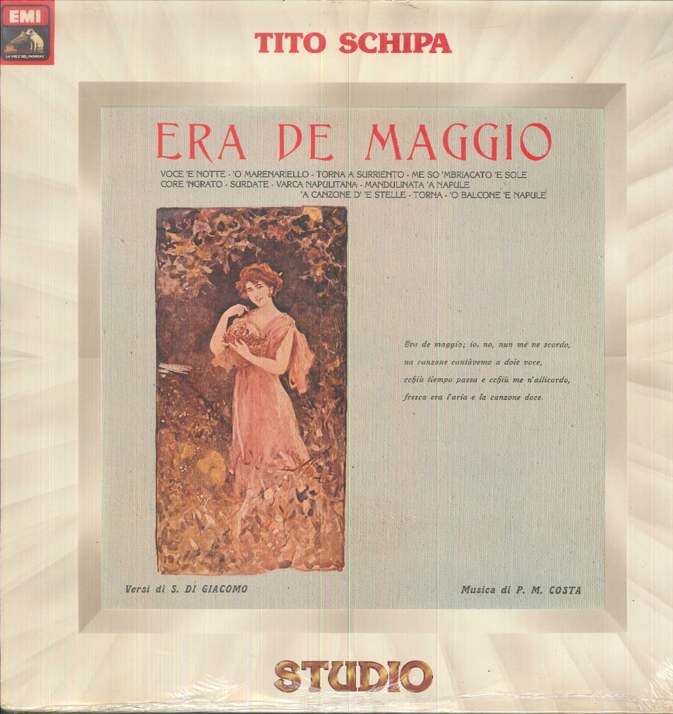 Era de Maggio Lp 33 Giri Tito Schipa