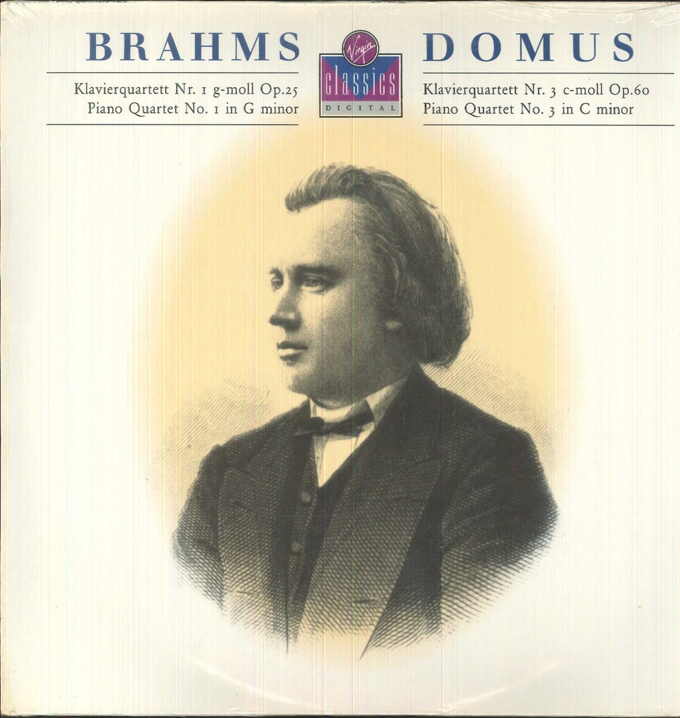 Klavierquartett Nr. 1 G-Moll Op. 25, 3 C-Moll Op. 60 Lp 33 Giri Brahms, Domus