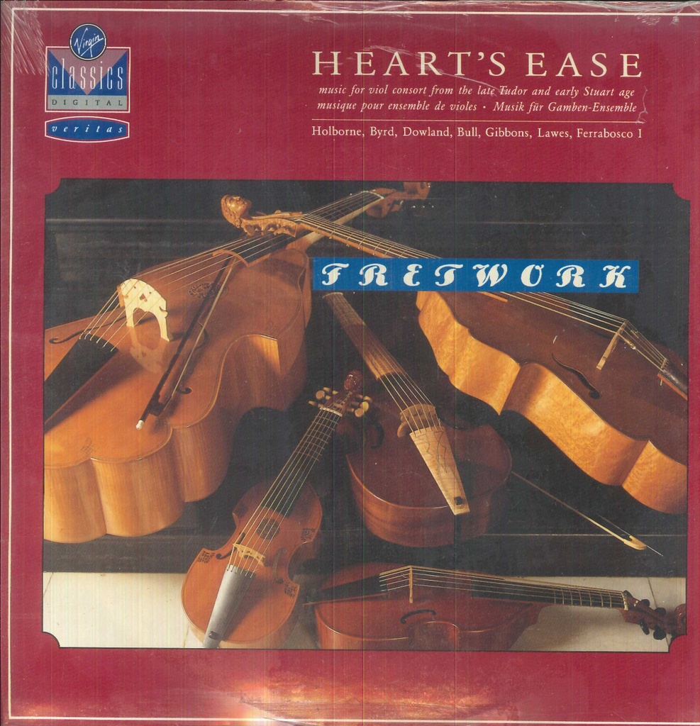 Heart's Ease Lp 33 Giri Holborne, Byrd, Gibbons, Lawes, Ferrabosco