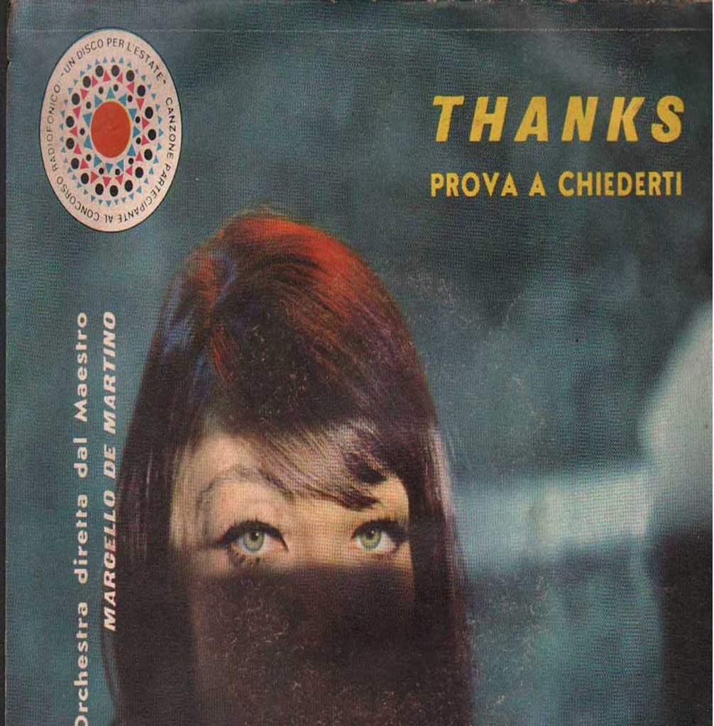 Thanks / Prova A Chiederti Vinile 45 giri 7" Lucia Altieri