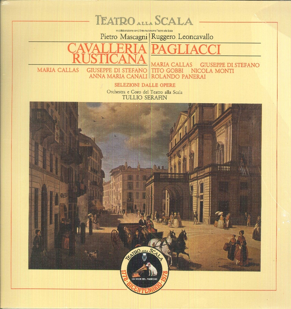Cavalleria Rusticana / Pagliacci Lp 33 Giri Mascagni, Leoncavallo