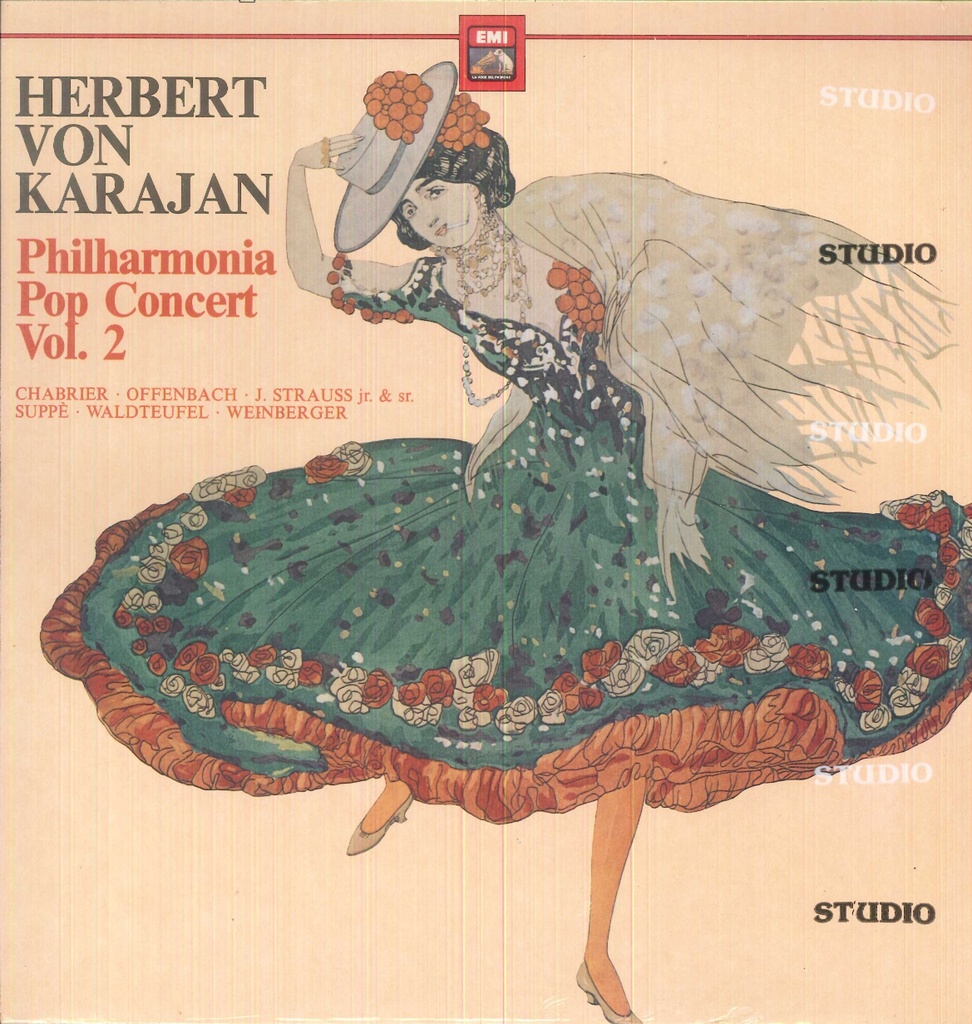 Philharmonia Pop Concert Vol.2 Lp 33 Giri Herbert von Karajan