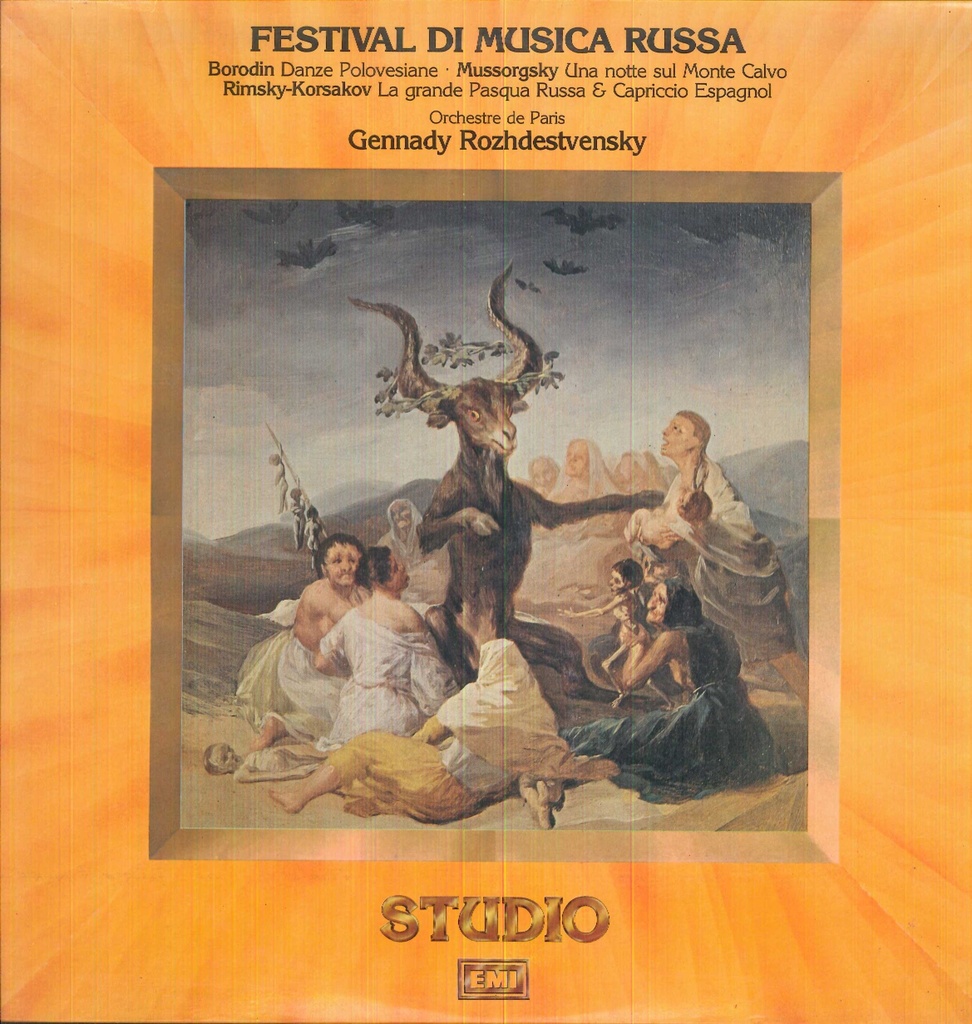 Festival Di Musica Russa Lp 33 Giri Borodin, Mussorgsky, Korsakov